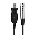 Miniatyrbillede 4 af 8: Mikrofon Mic Link Kabel Adapter USB til XLR Mikrofon Link Kabel Kabel 3 meter