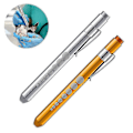 Miniatyrbillede 2 af 5: 2 stk. Pen Lommelygte Aluminium Legering Pen Lys Led Pen Lommelygte Pen Lys Studenter Pen Hvidt Lys Lille Lommelygte