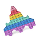 Miniatyrbild 5 av 5: Tryck bubbla sensorisk leksak silikon pedagogisk stressavlastare spel kläm sensorisk bräda typ 4