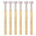 Miniatyrbillede 2 af 8: 100 stk. Pogo Pin Fladt Hoved Fjeder Test Probe Messing Materiale 2,36 mm/0,1 tommer rørdiameter 34 mm/1,3 tommer PCB testprober
