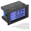 Miniatyrbild 7 av 8: D85-2042A LCD Dual Display Spänningsmätare Amperemeter AC80-300V 200-450V 0,1-100A med strömtransformator