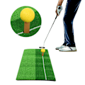 Miniatyrbilde 5 av 8: 28 x 50 cm bærbar golfmatte for puttingtrening - Mini putter for trening utendørs og innendørs for nybegynnere