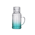 Pikkukuva 1 / 8: Vintage-yöpöytävesi, sopiva juomalasi, elegantti kannu ja muki talouteen, 1100 ml, vihreä