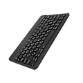 Miniatyrbild 7 av 8: Trådlöst Bluetooth-tangentbord, bärbart tangentbord för surfplatta, ryskt, engelskt för IOS/Android, svart