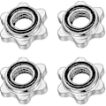 Miniatyrbild 1 av 3: Set med 4 Dumbbell Spinlock, Halkfria 25 mm Standard Spinlock-lås, Skruvlock för Hantelstänger, Skivstångsstjärnlås A
