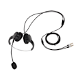 Miniatyrbilde 7 av 8: Call Center Headset med dobbel 3,5 mm plugg hørselsvern støydempende mikrofon datamaskin headset
