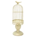 Miniatyrbilde 2 av 8: Birdcage lysestake dekorative fuglebur Metall lysestake Retro shabby lysestake for skrivebordsdekorasjon i hjemmet