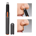 Miniatyrbillede 4 af 8: Pen-formet USB-opladelig øjenbryn- og næsehårstrimmer, barbermaskine, skæreværktøj (frostet sort)