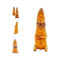 Miniatyrbilde 1 av 4: Sint Gulrotfigur, Håndlaget Sint Resin Gulrotfigur, Interessant Humor ZD.16 gulrot
