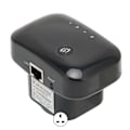 Miniatyrbild 7 av 8: WIFI-förlängare 360 graders trådlös täckning 300 Mbp 2,4 Ghz LAN-port 2 lägen Plug-design WIFI-repeater för bärbar dator 100-240 V UK-kontakt