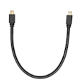 Miniatyrbilde 3 av 8: DP hann til DP hann støtter 8K ved 60HZ 4K ved 144HZ 2K ved 165Hz DP1.4 kabel 30cm Mini DP kabel for datamaskin DVD TV