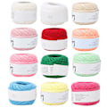Miniatyrbild 1 av 8: Lace Line Bomull Handvirkad Summer Silk Light Thin Line (12 färger per set )