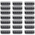 Miniatyrbillede 1 af 5: 50 stk. Sort Drivhus Plastfilm Ramme Rør og Film Klips Klemme Connector Kit Haveværktøj 2 (DPD)