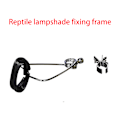 Miniatyrbillede 2 af 7: Reptillampe Klemme Lampe Armatur Stativ Pæreholder til Solbadning