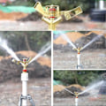 Miniatyrbillede 4 af 5: Havevander Irrigation, Automatisk Plænevander 360 Roterende Vanding Plæne Have F