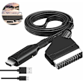 Miniatyrbild 1 av 4: Scart till HDMI o Video Adapter för HDTV/DVD/Decoder/PS3/PAL/NTSC - Konverterare