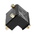 Miniatyrbillede 4 af 5: 90 Graders Vinkelret Dvi 24+5 D Dvi-i Digital Dual Link Han til Hun Forlængeradapter Til Hdtv Lcd Skærm
