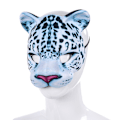 Miniatyrbild 4 av 5: Rolig Snöleopard Djurmask för Halloween, Påsk Karnevalfest