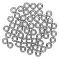 Miniatyrbild 2 av 8: 50 st Hårdreadlocks Pärlor Zinklegering Hår Skäggdekorationsringar Gör-det-själv smycken TillbehörSilver