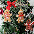 Miniatyrbillede 3 af 5: Store Julemand Ornamenter Peberkage Julepynt Julesæt Julepynt Sæt Med 12