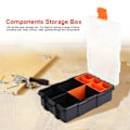 Miniatyrbillede 4 af 8: To-lags plastik Heavy duty Komponenter Opbevaringsboks Case Organizer Små dele Værktøjskasse