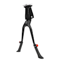 Miniatyrbilde 1 av 8: Lettvekts justerbar sykkelsidestativ Dual Leg Kickstand Tilbehør for 26-tommers sykkel