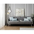 Miniatyrbilde 2 av 5: Pudderblå 50x50 cm Fløyel Pynteputetrekk Sett med 2, Dekorative Myke Putetrekk for Sofa Soveværelse