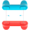 Miniatyrbillede 2 af 5: Blå og rød (2 pakker) - Grip Holder kompatibel med Joy Con til Switch & OLED Model, Comfort Controller Grips