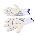 Miniatyrbillede 6 af 8: Et par fodboldmålmandshandsker med stærkt håndfladegreb, fingerspidsbeskyttelse, skridsikker latex og nylon, åndbar fodboldmålmandshandske 7