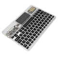 Miniatyrbilde 8 av 8: Trådløst Bluetooth-tastatur Multifunksjonelt akryltastatur for Windows for Android for IOS Svart