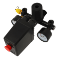 Miniatyrbillede 4 af 8: FBANG Luftkompressor Trykregulator Kontrolventil EU-stil 3 i 1 Hurtigkobling Luftkompressor Tilbehør