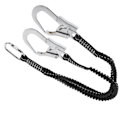 Pikkukuva 7 / 8: Double Steel Large Hook Elastinen String Koukku Turvavyö Erittäin kestävä kulutusta kestävä