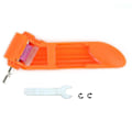 Miniatyrbillede 1 af 5: Bærbar Bor Sliber Lige Skaft Twist Elektrisk Slibemaskine Slibning Elværktøj Orange