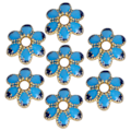 Miniatyrbilde 2 av 8: 30 stk Folwer Shape Bead Caps Legering Halskjede Armbånd Torus for Smykker DIY Tilbehør