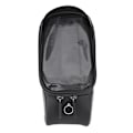 Miniatyrbillede 4 af 8: Nylon sort vandafvisende touch screen cykel taske mobiltelefon cykel cykling pakke udstyr