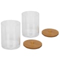 Pikkukuva 6 / 8: 2 kpl Kirkas Apothecary Jar puuvillatyyny Pinottava vanupuikkoteline cover