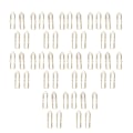 Miniatyrbillede 6 af 8: 50 stk. Pen Clips Multifunktionel galvanisering Sød form metal penneholdere til Notebook Journals Udklipsholder billeder