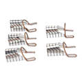 Miniatyrbillede 8 af 8: 25 stk Negle Extension Forms Guide Aluminiumsramme Genanvendelige franske negle UV Gel Protector Forms