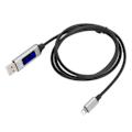 Pikkukuva 6 / 8: 3A nopea latauskaapeli LED-jännitevirranäyttö USB-kaapeli Android IOS TypeC:lle (pour IOS )