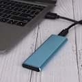 Miniatyrbilde 3 av 8: Gen1 NGFF Type-C Mobil SSD Harddisk Bærbar Solid State Harddisk Blå 128GB
