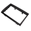 Miniatyrbillede 3 af 8: 2 Din bilradio fascia radio fascia panel ramme sort udskiftning til Citroen Jumper 2006+