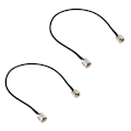 Miniatyrbilde 3 av 8: 2 stk koaksial antenneadapterkabel UHF hann PL-259 til UHF hann PL-259 lavt tap