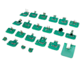 Miniatyrbillede 5 af 8: 22 stk. LED BDM ramme probe adaptere grøn professionel chip tuning værktøj udskiftning til Bosch