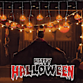 Pikkukuva 4 / 5: Mini Oranssit Kurpitsa Valot - Täydellinen Halloween-juhliin, Sisä- ja Ulkokoristeluun