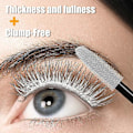 Miniatyrbillede 4 af 5: Farverig Mascara, Vandfast Langtidsholdbar Tyk Mascara (Hvid)