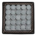 Miniatyrbilde 4 av 8: 50 stk Biljard Pool Cue Tips Cue Pool Stick Reservedeler Tips med Oppbevaringsboks Biljard Tilbehør 9,5 mm