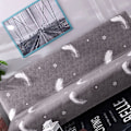 Miniatyrbillede 4 af 5: Armrestless Sofa Stretch Cover Folding Sofa Bed Protector Cover Printed Soft Sofa Slipcovers for Home Snowflake Grey Feather