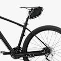 Miniatyrbillede 5 af 8: Polyester Fiber Mountain Bike Bagagebærer Taske Cykel Sadel Opbevaring Organizer Cykeludstyr Sort