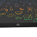 Miniatyrbillede 8 af 8: 16 tommer elektronisk LCD skrivetavle farverig tegnetavle tablet til udendørs rejser sort