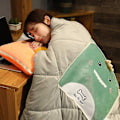Miniatyrbilde 2 av 5: Pledd og puter 2 i 1 Vaskbar sofa teppe Plaids Quilt Boutis for sofa/skrivebord/dinosaur stol